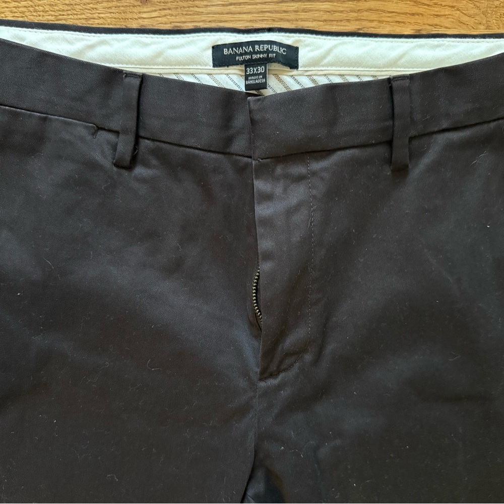 Banana Republic Men's Chinos - dark brown